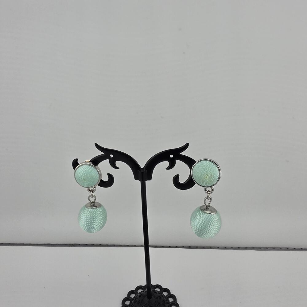Authentic Signed Ruby Rd Silver Tone & Turquoise Statement Jewelry - Picture 2 of 5